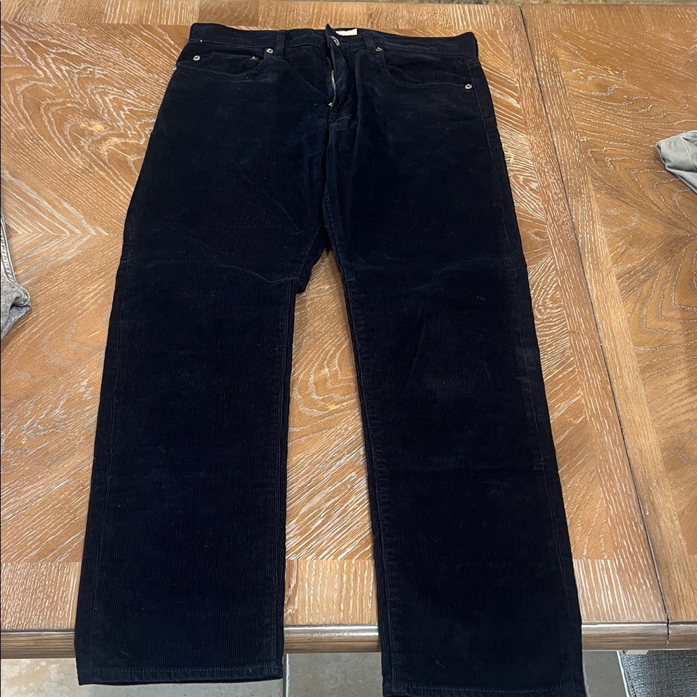 J. Crew Men's Dark Corduroy Pants